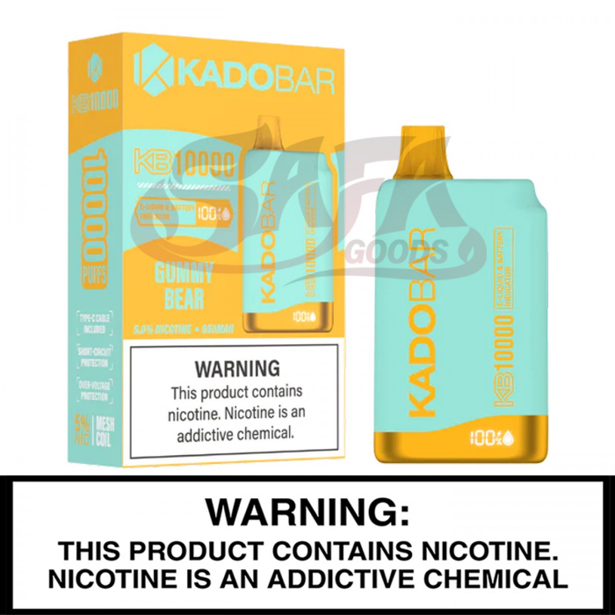 Kado Bar 10,000 Puff Disposable Vapes [5PC]